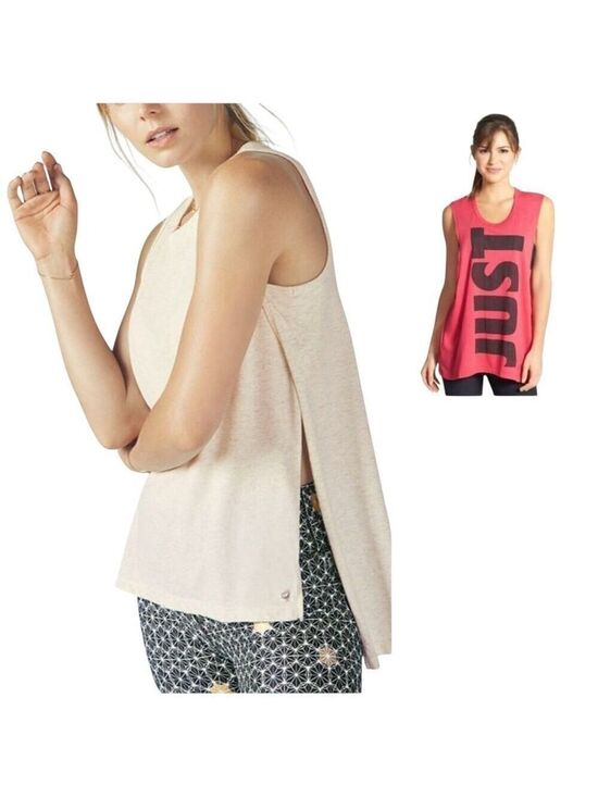 Nike/Fabletics Tops - Nike & Fabletics Women's Signal Muscle Athletic/Athleisure Tank Top Size M